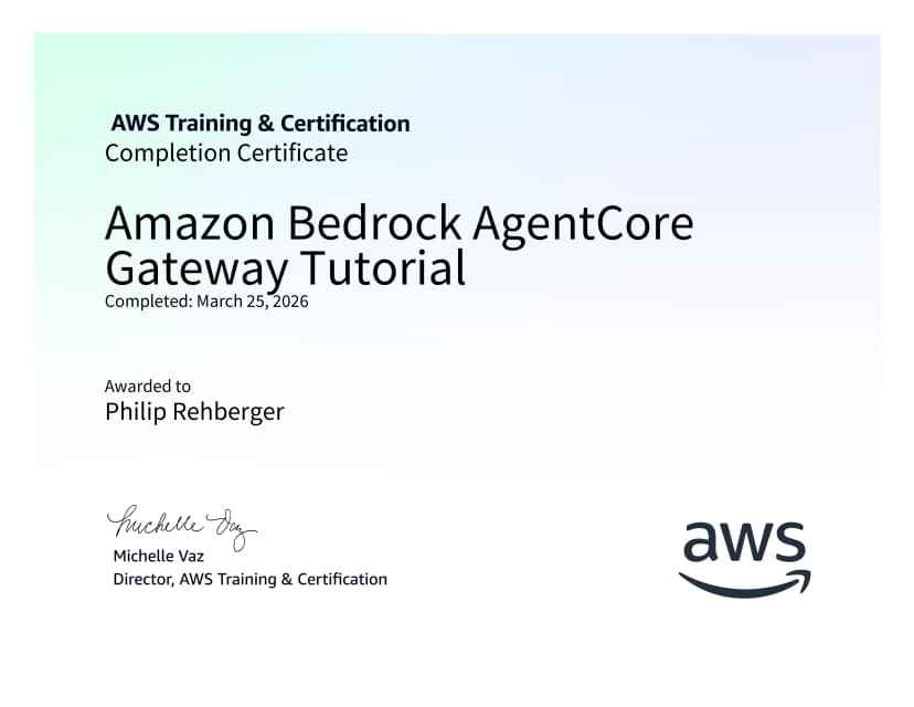 Amazon Bedrock AgentCore Gateway Tutorial