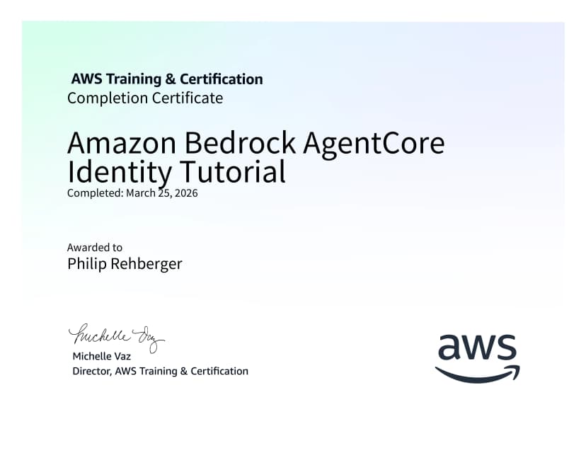 Amazon Bedrock AgentCore Identity Tutorial