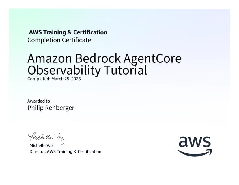 Amazon Bedrock AgentCore Observability Tutorial