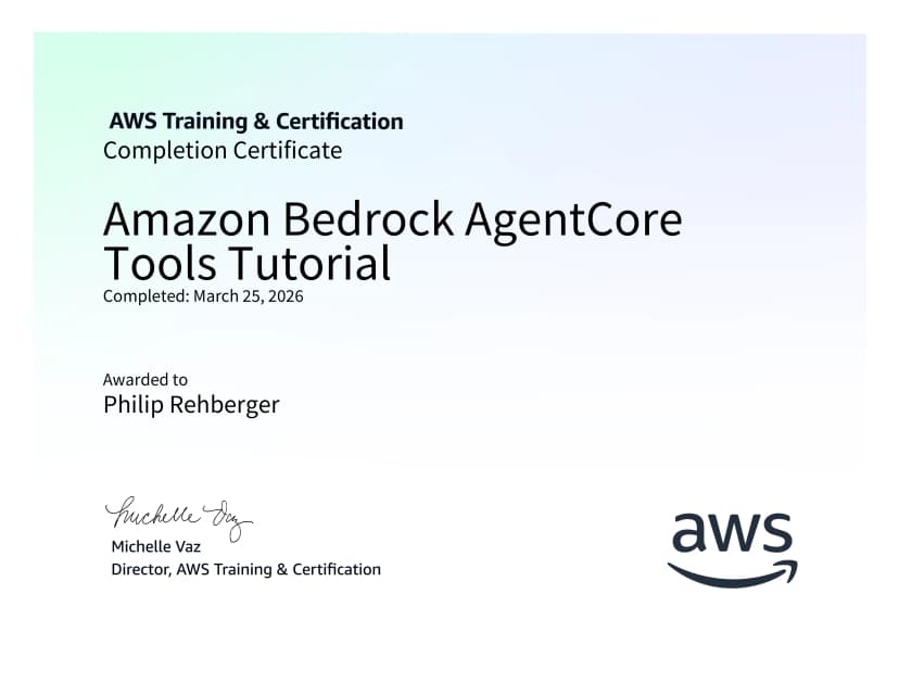 Amazon Bedrock AgentCore Tools Tutorial