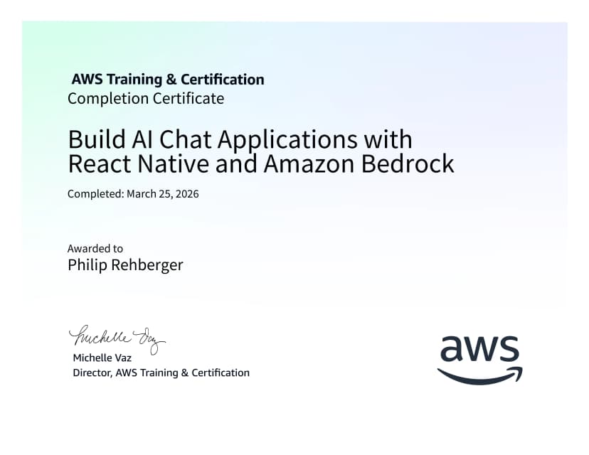 Build AI Chat Applications with React Native and Amazon Bedrock