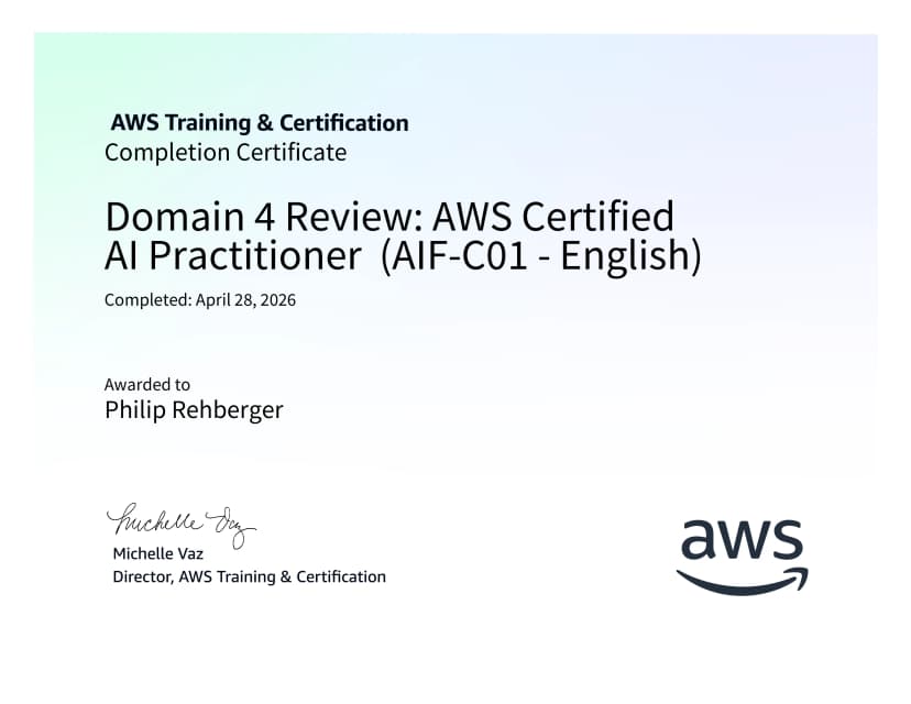Domain 4 Review - AWS Certified AI Practitioner (AIF-C01 - English)