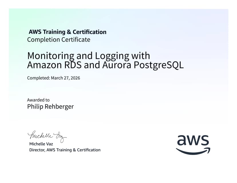 Monitoring and Logging with Amazon RDS and Aurora PostgreSQL