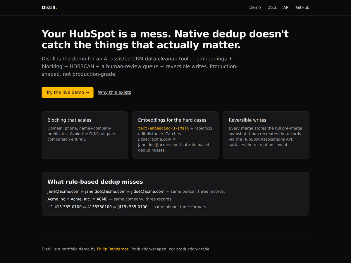 Distill screenshot 3