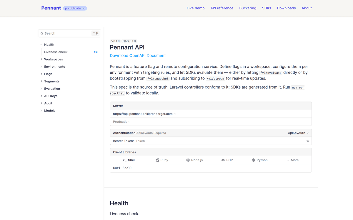 Pennant screenshot 2