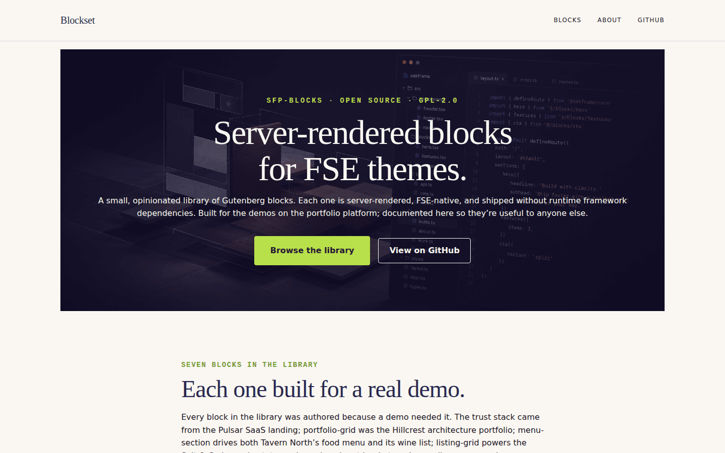 Blockset