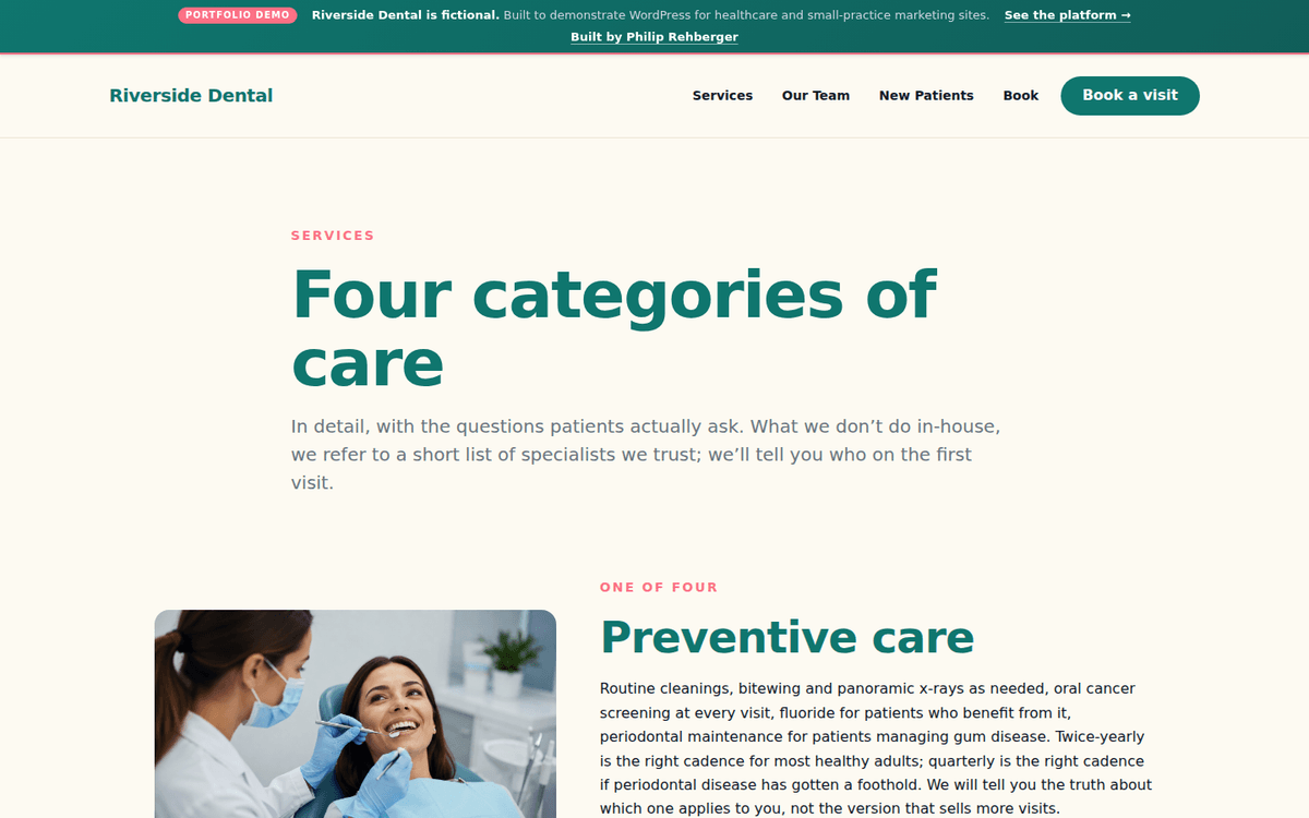 Riverside Dental screenshot 2