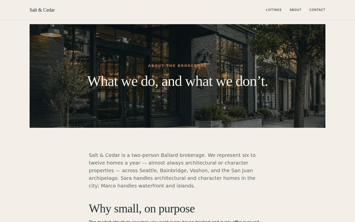 Salt & Cedar screenshot 4