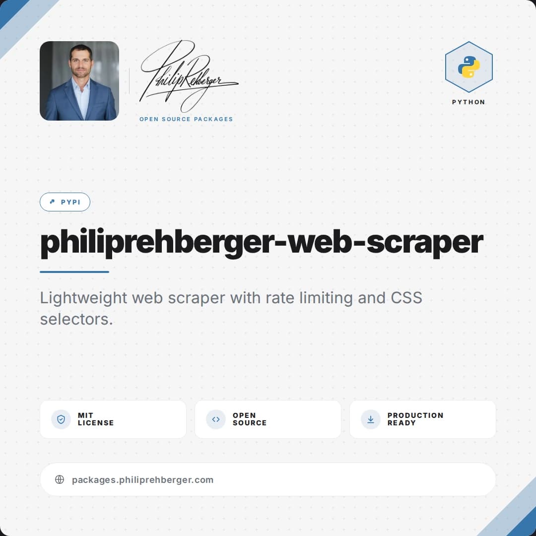 philiprehberger-web-scraper