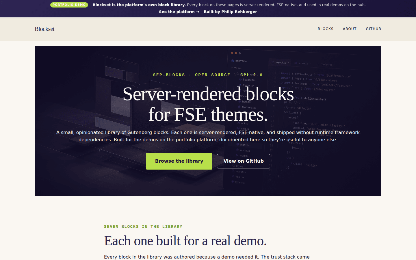 Blockset